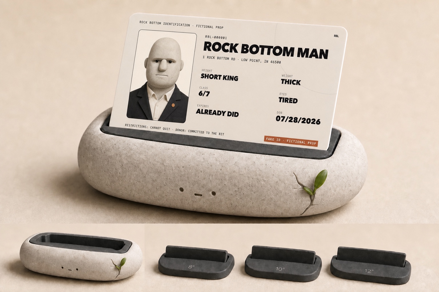 The Core Insert ID Verification Kickstand concept
